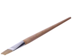 Pędzelek płaski 4 długość trzonka 20cm