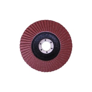 Dysk lamelkowy HARPOON 981F nakrętka uchylny 125mm x 22mm nasyp P40 kol. czerwony
