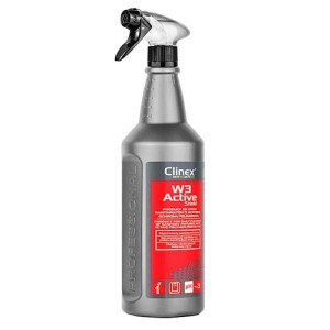 Preparat/płyn do czyszczenia i zabezpieczenia powierzchni kwasoodpornych CLINEX W3 Active Shield 1L z atomizerem z polimerem [CL77708]