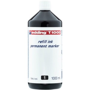 Tusz do napełniania markerów EDDING T1000 końcówka kol. czarny 1000ml do Edding 11