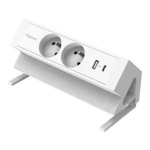 Zasilacz na blat 2x 230V / 1x USB-A /1x USB-C FELLOWES Power Desk Up kol. biały [100137185]