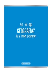 Zeszyt A5 kratka 60 kartek HERLITZ Geografia okładka miękka 9577354