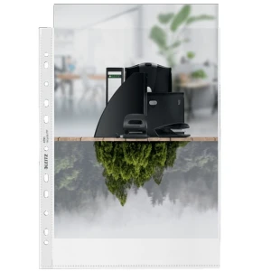 Koszulki na dokumenty groszkowe A4 100 szt. LEITZ 100mic Recycle [47911103]