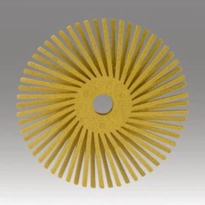 Szczotka czyszcząca 3M SCOTCH-BRITE RD-ZB otwór centralny Typ-C 76mm x 9,39mm P80 kol. żółty 515639