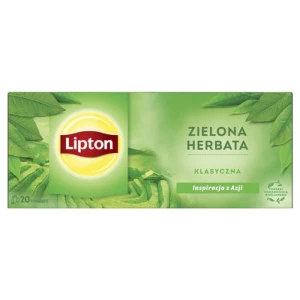 Herbata ekspresowa zielona LIPTON Klasyczna torebka z zawieszką 20 szt.