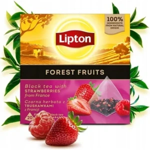 Herbata ekspresowa czarna LIPTON Forest Fruit (owoce leśne) torebka piramidka 20 szt.
