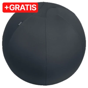 Piłka ergonomiczna do siedzenia LEITZ ERGO kol. ciemnoszary Ø65cm [65420089]