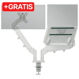 Ramię na 1 monitor i laptop LEITZ ERGO COSY kol. szary [65380085]