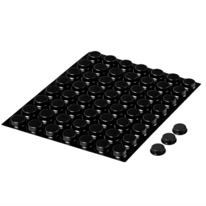 Bumpon odbojnik 3M SJ5012 szer. 12,7mm wys. 3,5mm 56 szt. kol. czarny (1 blister) [7000001884]