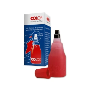 Tusz do pieczątek gumowych 25ml COLOP kol. czerwony