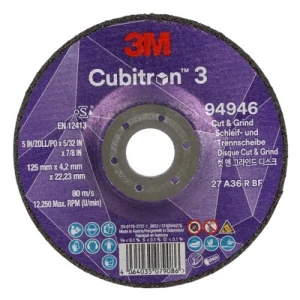 Tarcza do cięcia i szlifowania 3M CUBITRON 3 125mm x 4,2mm x 22,23mm [94946]