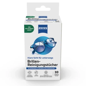 Chusteczki / ściereczki do czyszczenia okularów nasączane ZEISS saszetki 30 szt. ZS0666-761