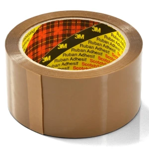Taśma pakowa 3M 48mm x 66m Hot-Melt 371 kol. brązowy 3M-7000095738