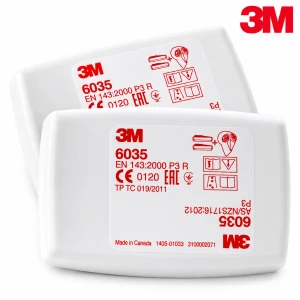 Filtr wymienny cząstek stałych 3M SERIA 6000 6035 P3 złącze bagnetowe 1 para 6035