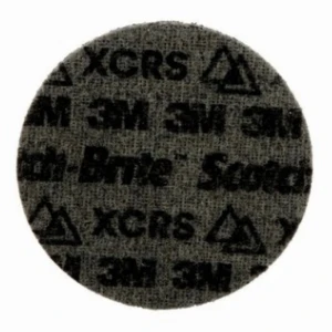 Dysk ścierny 3M SCOTCH-BRITE PN-DH rzep/nakrętka 125mm x 22mm włóknina XCRS kol. czarny