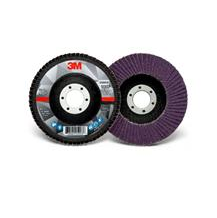 Dysk lamelkowy 3M 769F nakrętka uchylny 125mm x 22mm nasyp P120 kol. fioletowy 52011