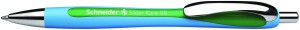 Długopis olejowy automatyczny SCHNEIDER SLIDER Rave kol. zielony kol. obudowy niebiesko-zielony XB SR132504
