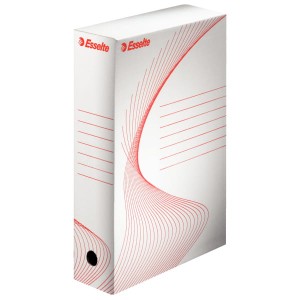 Pudło archiwizacyjne A4 80mm ESSELTE BOXY kol. biały 128080