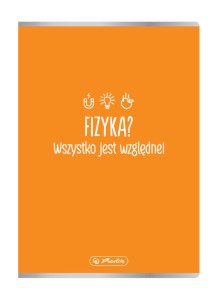 Zeszyt A5 kratka 60 kartek HERLITZ Fizyka okładka miękka 9577420
