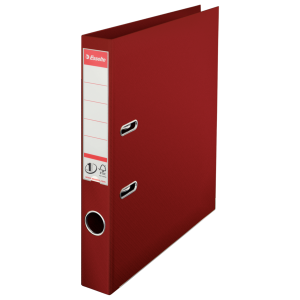 Segregator z mechanizmem A4 50mm ESSELTE No1 Power PP kol. bordowy 811520