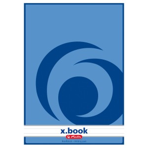 Notatnik A5 linia 50 kartek HERLITZ X.BOOK miękka kol. niebieski 9584681