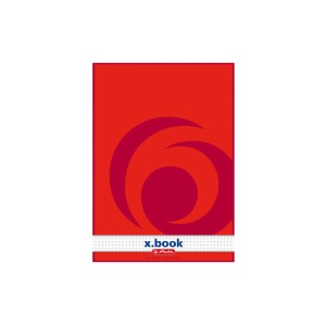 Notatnik A5 kratka 50 kartek HERLITZ X.BOOK miękka kol. czerwony 9584798