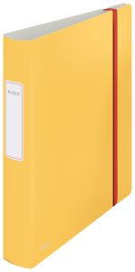 Segregator z mechanizmem A4 50mm LEITZ Cosy 180° PP kol. żółty 10390019