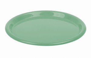 Talerz okrągły tworzywo sztuczne kol. miętowy ?25,5cm MINTRA PARTY 99945
