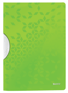 Skoroszyt z klipsem A4 LEITZ WOW plastikowy kol. zielony 41850054