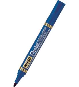 Marker permanentny PENTEL N850 końcówka okrągła 1,5mm kol. niebieski N850-CE