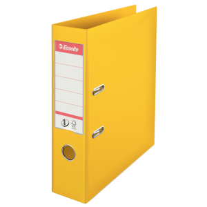 Segregator z mechanizmem A4 75mm ESSELTE No1 Power PP kol. żółty 811310
