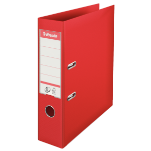 Segregator z mechanizmem A4 75mm ESSELTE No1 Power PP kol. czerwony 811330